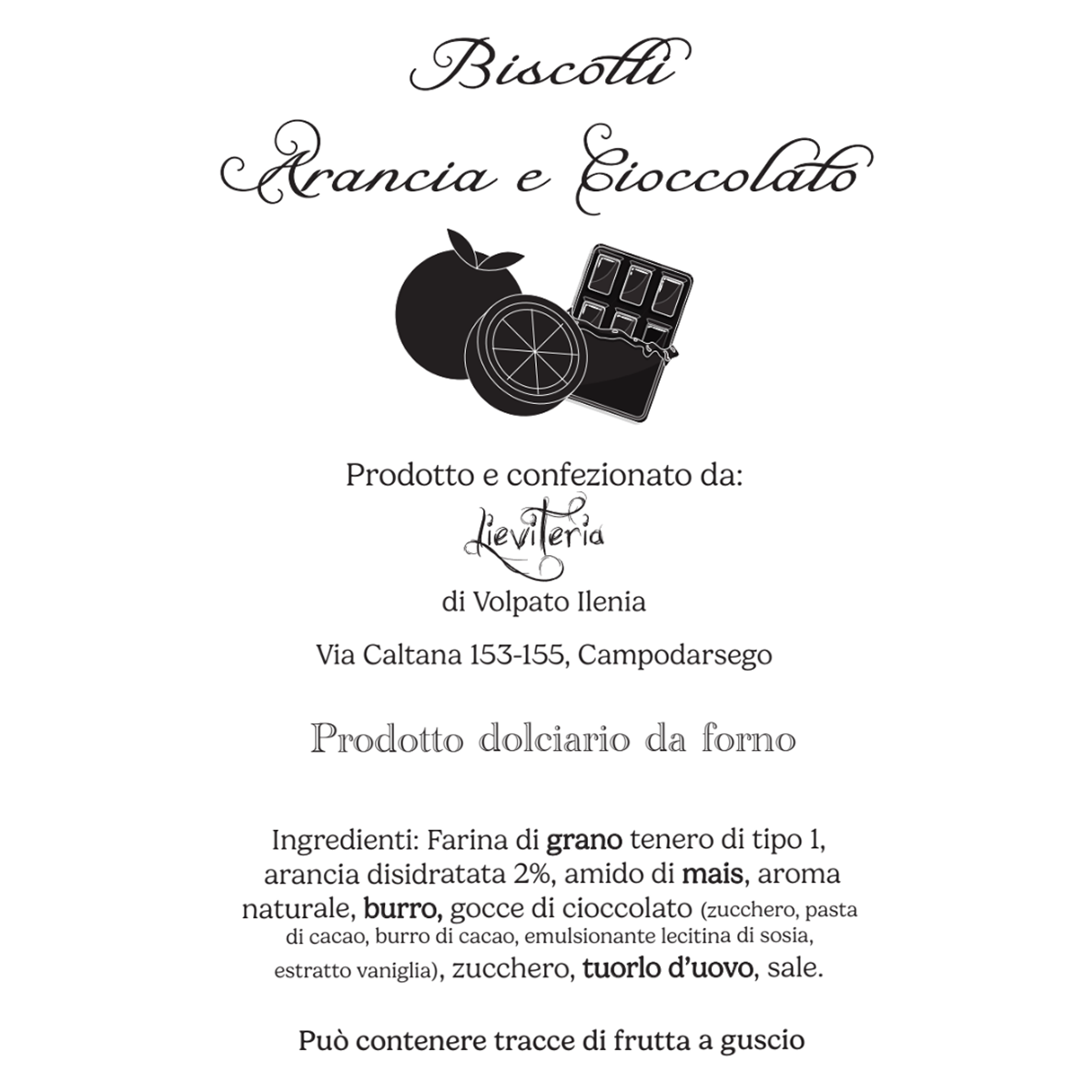 Biscotti Arancia e Cioccolato