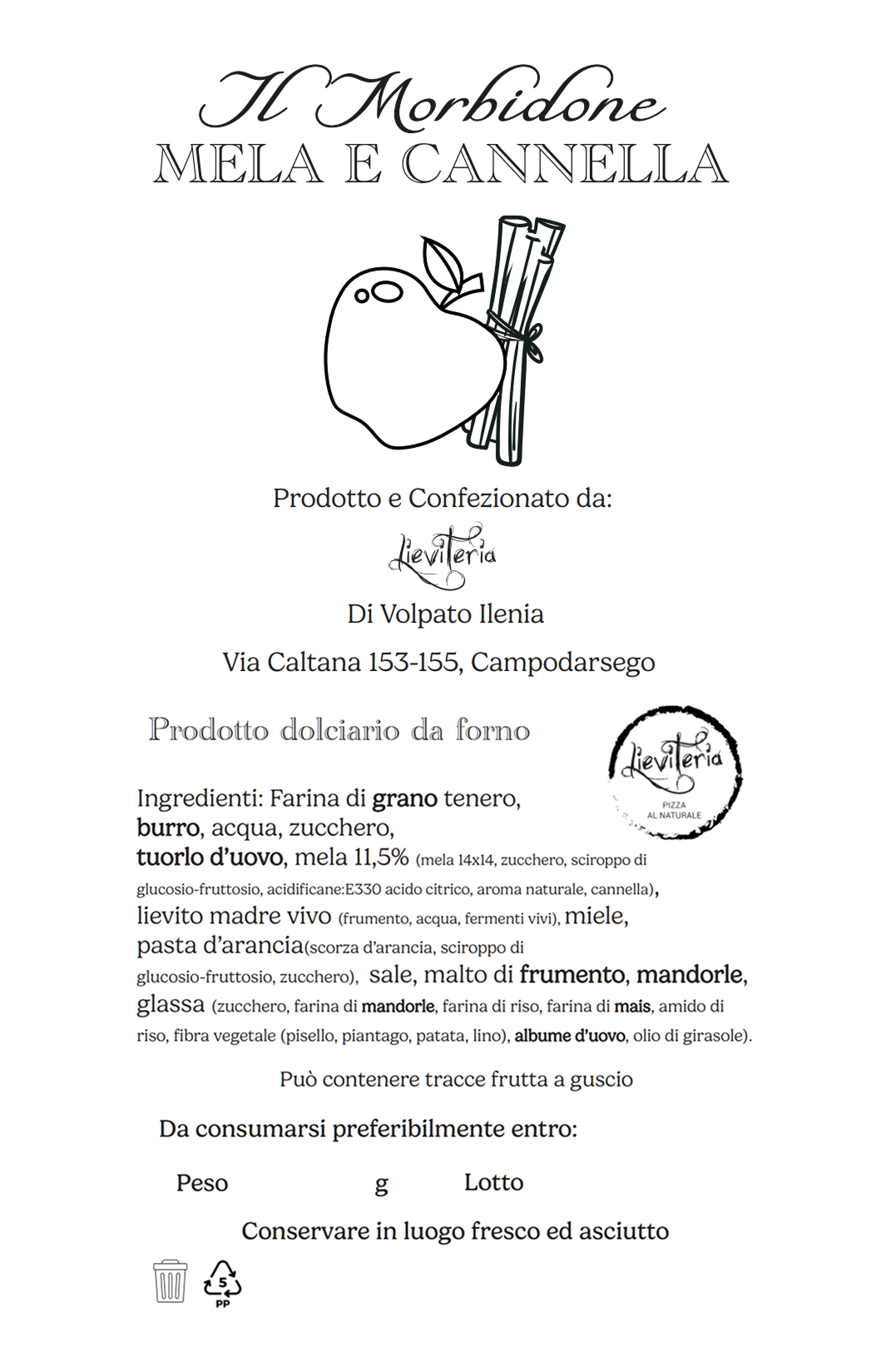 Morbidone Mela e Cannella