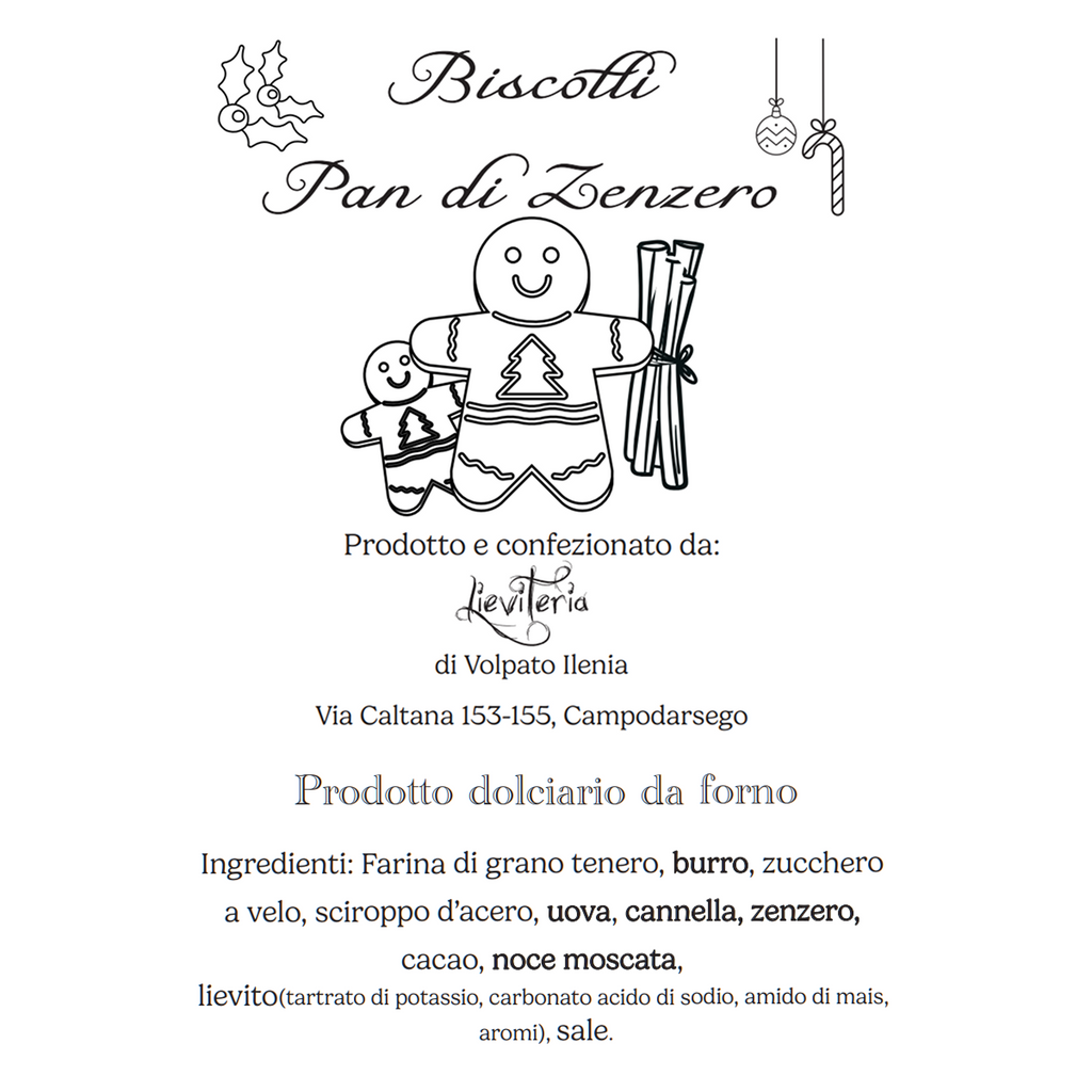 Biscotti Pan di Zenzero