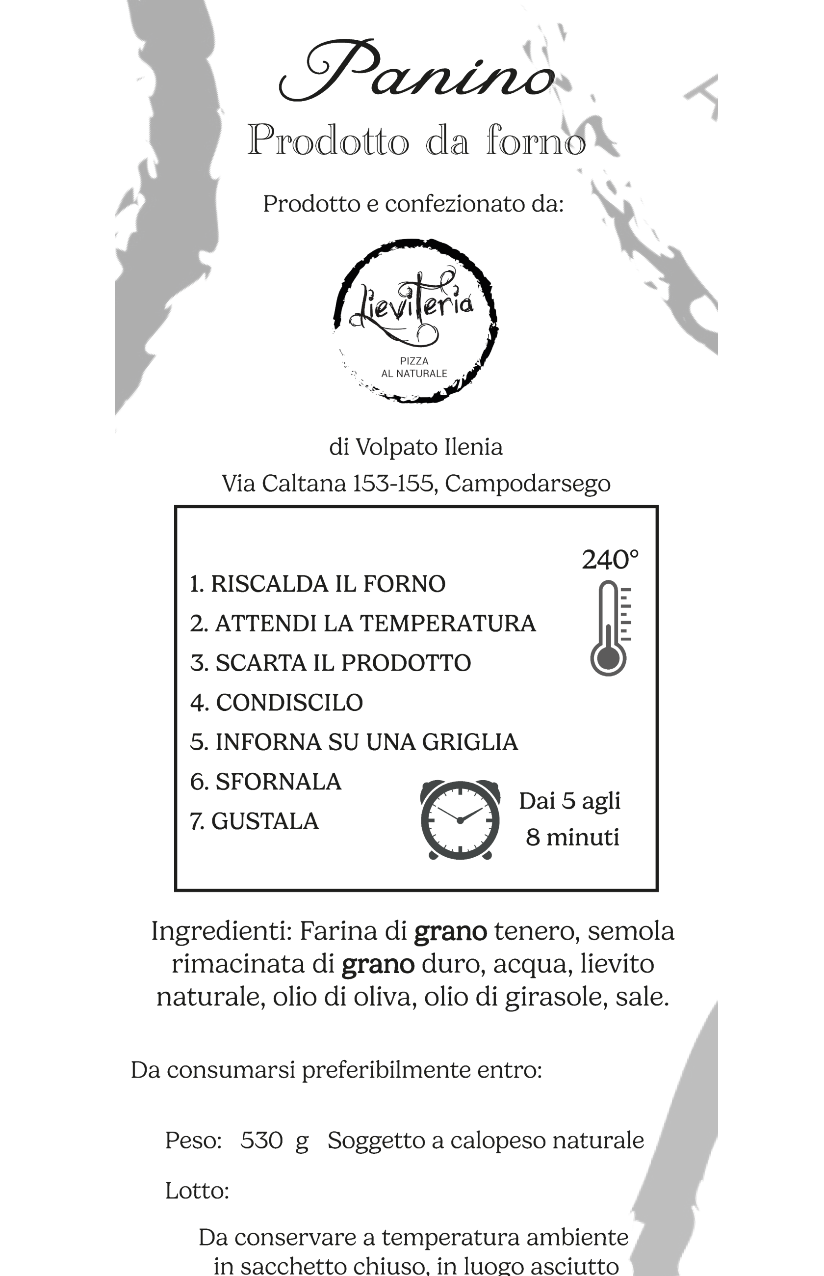 Panino (Conf. da 4 Pezzi)