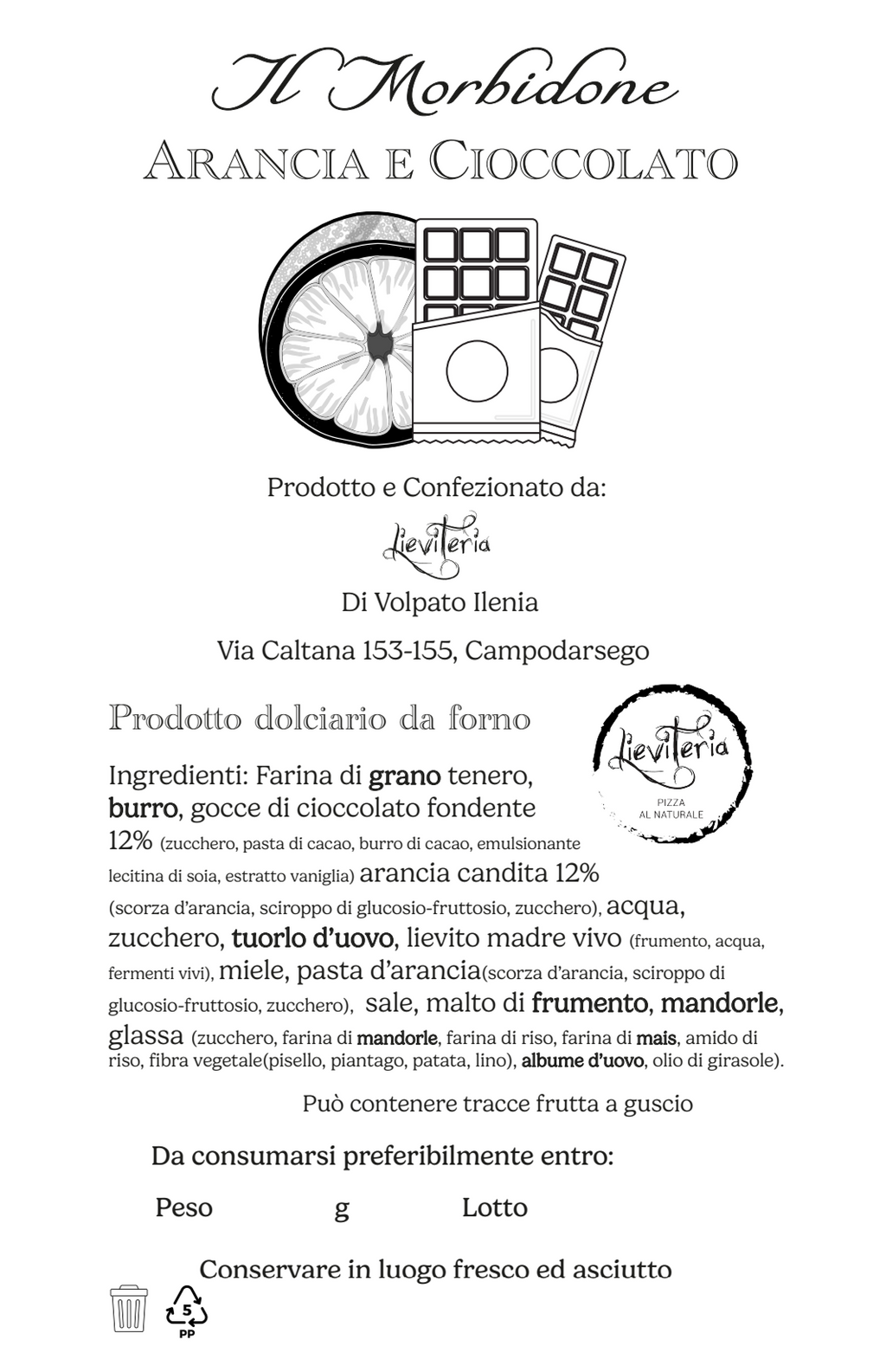 Morbidone Arancia e Cioccolato