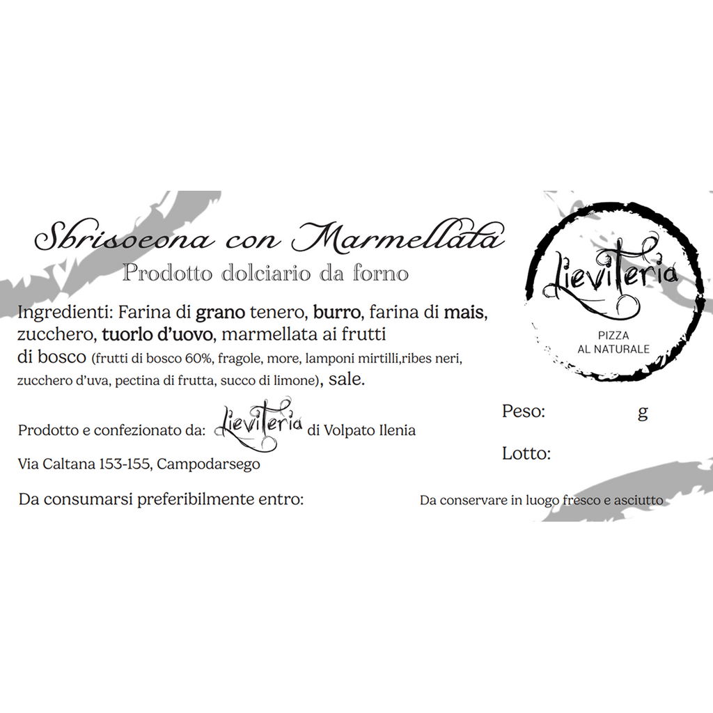 Sbrisolona Frutti Di Bosco